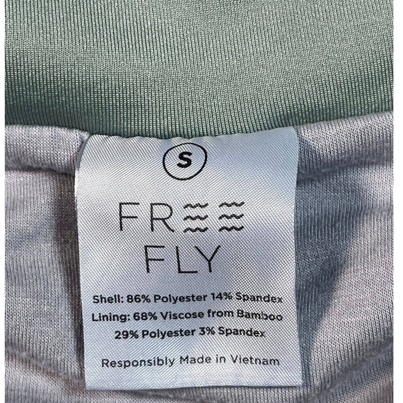 Free Fly Breeze Bamboo Lined Shorts Athletic Running Lightweight Sage Green  S - Picture 5 of 13